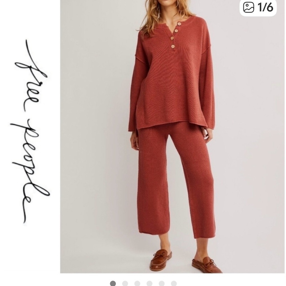 Free People Haile Set canyon sunset color - Picture 3 of 6